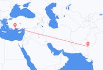 出发地 巴基斯坦拉希姆亞爾汗目的地 土耳其安塔利亚的航班