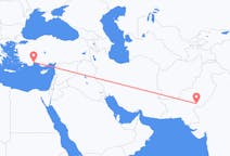 Flyrejser fra Rahim Yar Khan, Pakistan til Antalya, Tyrkiet