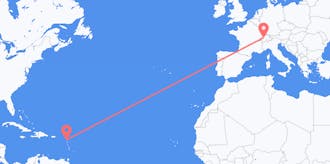 Flights from Antigua & Barbuda to Switzerland