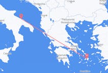 Vluchten van Bari naar Naxos