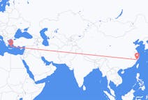 中国出发地 温州市飞往中国目的地 圣托里尼的航班