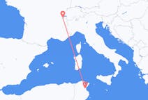 Flyreiser fra Enfidha, Tunisia til Genève, Sveits