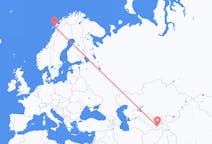 Flights from Dushanbe, Tajikistan to Svolvær, Norway