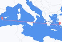 Flights from Bodrum, Turkey to Ibiza, Spain
