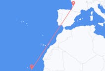 Flyg från Boa Vista (kommun i Brasilien, Roraima, lat 3,19, long -60,61), Kap Verde till Bordeaux, Frankrike