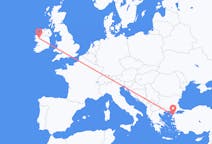 Flyreiser fra Çanakkale, Tyrkia å banke, Irland