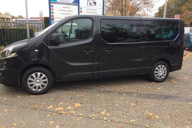Standard Minivan from Brussels airport to city of Bruges