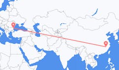 Flyg från Shangrao, Kina till Varna, Bulgarien