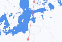 Flights from Warsaw in Poland to Tampere in Finland