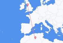 Flyg från Ghardaïa, Algeriet till Liverpool, England