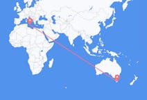 Vols de Hobart, Australie à La Valette, Malte