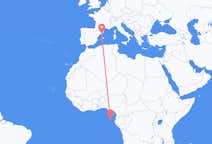 Flyrejser fra São Tomé til Barcelona