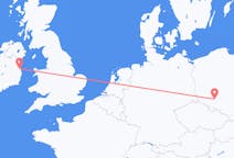 Flyg från Wroclaw, Polen till Dublin, Irland