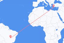 Flyrejser fra Brasília, Brasilien til Karpathos, Grækenland