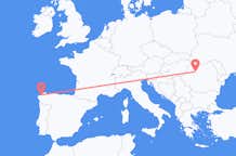 Flyrejser fra La Coruña til Cluj Napoca