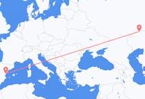 出发地 哈萨克斯坦烏拉爾目的地 西班牙卡斯特罗德拉普拉纳的航班