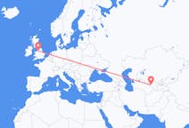 出发地 乌兹别克斯坦布哈拉前往英格兰的曼徹斯特的航班