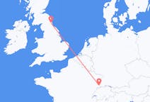 Flights from Basel, Switzerland to Newcastle upon Tyne, the United Kingdom