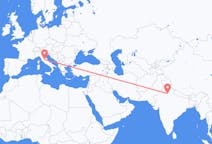 Vluchten van New Delhi, India naar Perugia, Italië