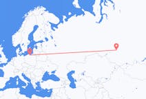 Flights from Tomsk, Russia to Gdańsk, Poland