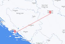 Lennot Bračista, Kroatia Belgradiin, Serbia