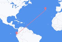 Flights from Guayaquil, Ecuador to São Jorge Island, Portugal