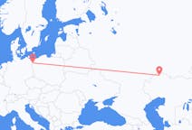 Flyreiser fra Muntlig, Kasakhstan til Szczecin, Polen