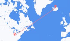 Flights from the city of Louisville, the United States to the city of Akureyri, Iceland