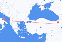 Fly fra Erzurum til Bari