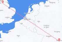 Flyreiser fra München, Tyskland til Doncaster, England