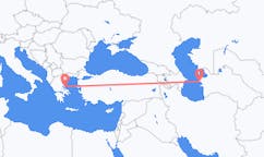 Flights from Türkmenbaşy to Skiathos