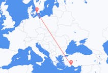 Flyrejser fra Antalya, Tyrkiet til Malmø, Sverige