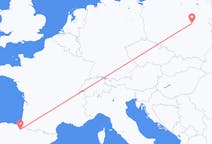 Fly fra Pamplona til Warszawa