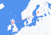 Flyrejser fra Glasgow, Skotland til Tampere, Finland