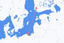 Flyreiser fra Gdansk, Polen til Åbo, Finland