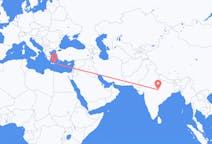 出发地 印度贾巴尔普尔目的地 希腊伊拉克利翁的航班