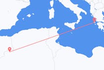 Vluchten van Béchar, Algerije naar Kefalinia, Griekenland