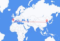 Flyrejser fra Yantai, Kina til Madrid, Spanien