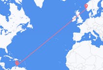 Flights from Aruba to Haugesund