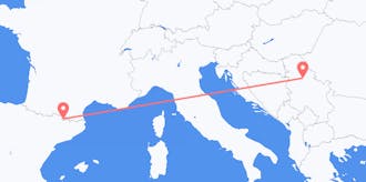 Flights from Andorra to Serbia