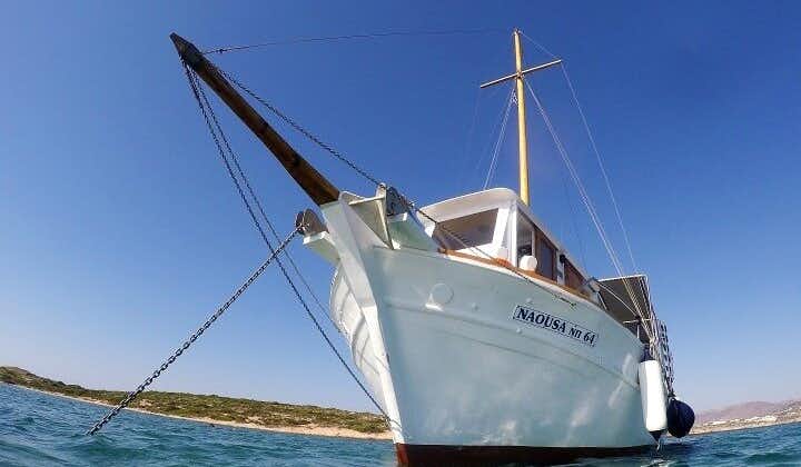 Full-Day Cruise in Antiparos and Despotiko with Barbecue