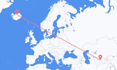 Flights from Bukhara, Uzbekistan to Akureyri, Iceland