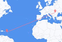 Flights from Nevis, St. Kitts & Nevis to Târgu Mureș, Romania