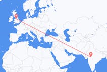 Flyrejser fra Indore til Manchester
