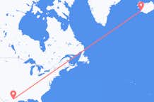 Vluchten van Austin, Chicago, Verenigde Staten naar Reykjavík, IJsland