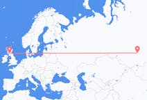 Flights from Krasnoyarsk, Russia to Glasgow, the United Kingdom