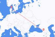 Flyrejser fra Kutaisi, Georgien til Aalborg, Danmark