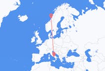 Flights from Rørvik, Norway to Naples, Italy