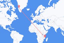 Flights from Pemba, Mozambique to Kangerlussuaq, Greenland