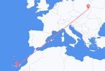 Flyreiser fra Lublin, Polen til Las Palmas, Spania